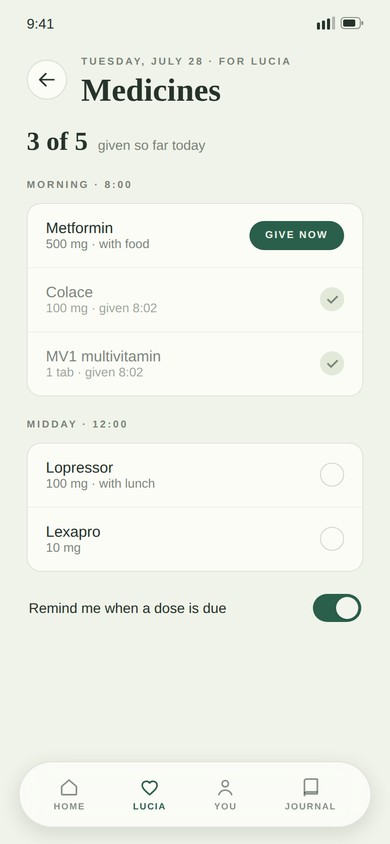 Passage 2026, medicines screen