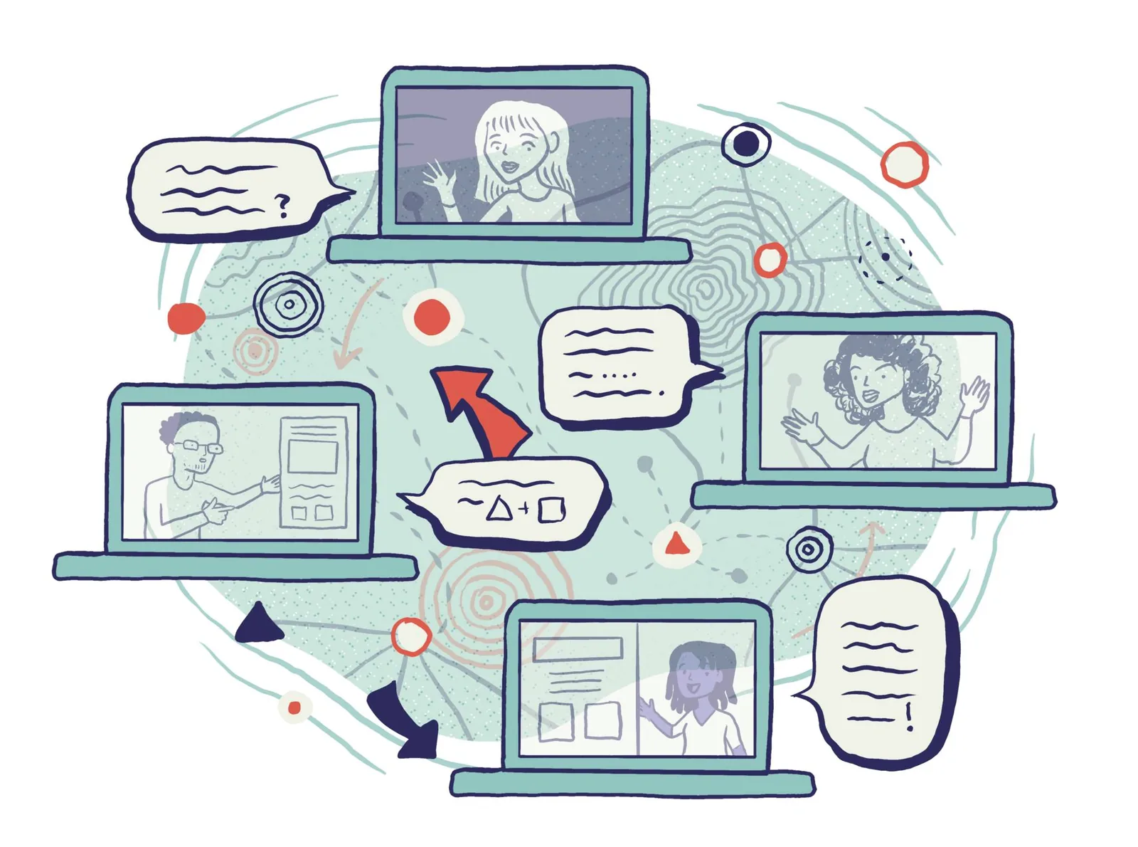 An illustration from the Choose Democracy site.