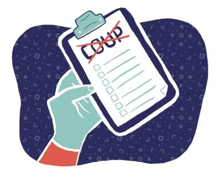 An illustration from the Choose Democracy site.
